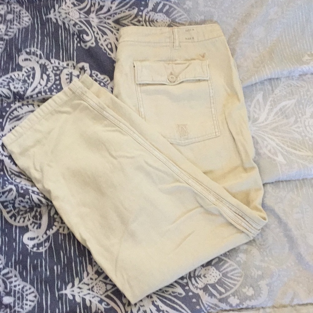 Tan jeans